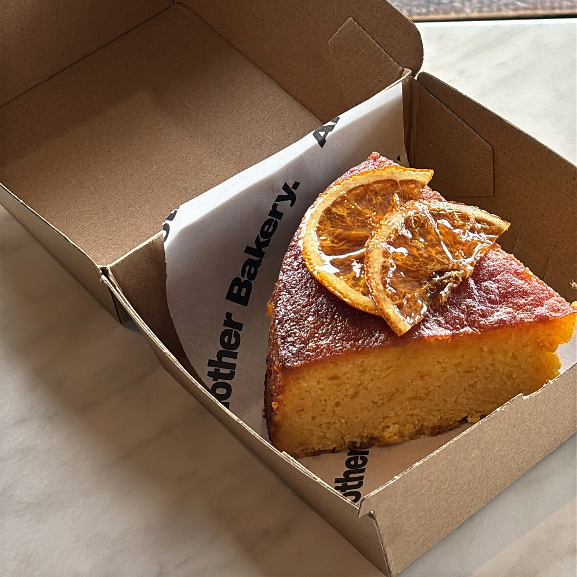 Orange & Almond Cake Slices